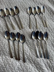 16er Set Teelöffel Qualite Dominion Silberbesteck Edelstahl MADE IN USA - Bild 1 von 12