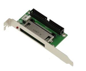 CF Compact Flash Adapter - IDE 3,5" - mit Backpanel Winkel - Bild 1 von 4
