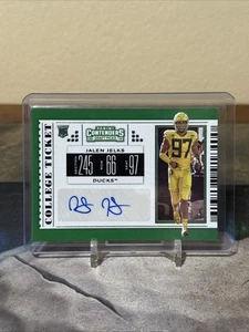 Jalen Jelks 2019 CONTENDERS DRAFT PICKS COLLEGE TICKET RC AUTO Karte #192 - Bild 1 von 1