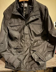 Michael Kors Mens Black Jacket L Size - Picture 1 of 5