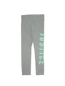 Justice Girls Gray Leggings 10 - Picture 1 of 2