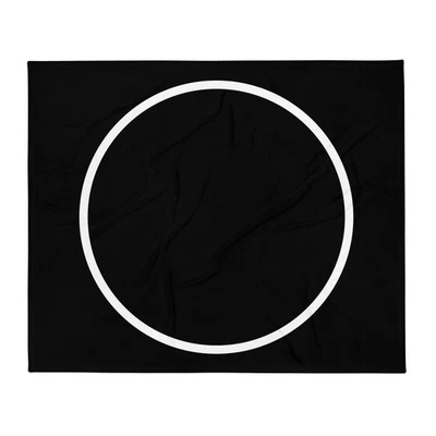 Magick Circle Blanket White Ritual Circle Blanket Magick Circle Cloth  - Image 1 of 4