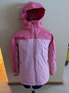 Euc Girls Youth Columbia 3 In 1 Interchange Coral Jacket Sz Large - Picture 1 of 5