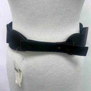 Anthropologie Leather Woven Belt. Black. Medium. RRP £70. New with tags. - Picture 1 of 4