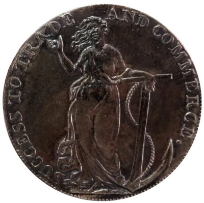 1794 GREAT BRITAIN ESSEX 1/2 PENNY BRAINTREE W. GOLDSMITH CONDER TOKEN D&H 4 - Image 1 of 2