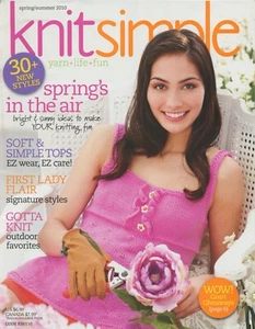 Knit Simple Magazine Spring Summer 2010 - 30 Knitting Patterns Home & Family - Picture 1 of 24