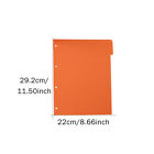 A4 With Hole Punch Coloured Tabs Diary Index Dividers Heavy Duty Lever
