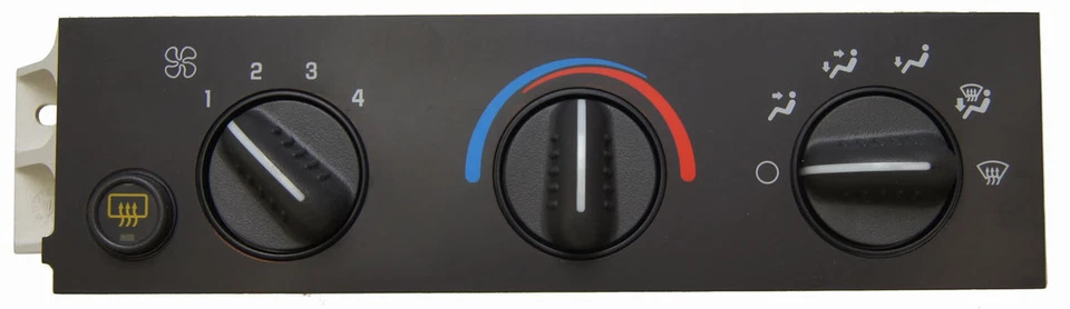 Control de climatización Topkick Kodiak 2003-09 con descongelación de ventana trasera nuevo 94666469 15191309 Foto 1 de 4