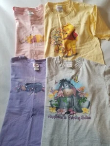 Set of 4 Disney Store Winnie the Pooh & Eeyore Tees - Size Med Female CA5 - Picture 1 of 13