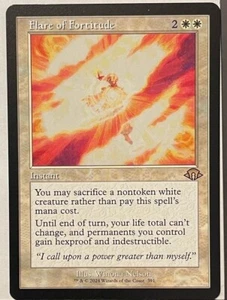 Flare of Fortitude retro - Modern Horizons 3 MTG Magic the Gathering - Picture 1 of 2