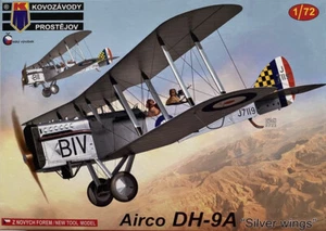 1/72 Airco DH-9A "Silver wings" Kovozavody Prostejov KPM0312 Plastic Model kit - Picture 1 of 10