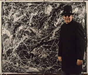 Jackson Pollock inspired, 72” X 60”Acrylic, Abstract, POP,XL , Action Painting - Picture 1 of 13