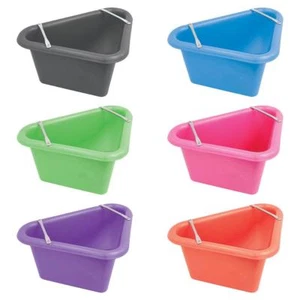 Cubos de agua de alimentación triangular ecuestre Perry yarda estable para comida para caballos D11 - Imagen 1 de 14