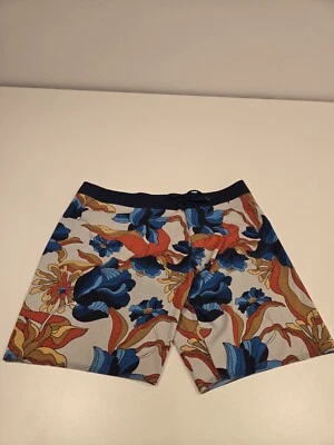 Billabong Board Shorts Para Hombres 38 Floral Hawaiano Y2K Retro Domingos Airlite Elastizado Foto 1 de 4