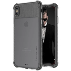 Ghostek COVERT2 Tough Clear Silicone Case Cover for Apple iPhone XS Max - Black - Picture 1 of 6