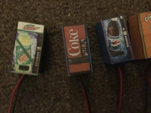 5-O or S Scale 1/64 lighted soda machines. Coke, Pepsi, Mountain Dew, etc. - Picture 1 of 12