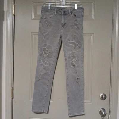 Pantalones de mezclilla American Eagle Airflex + para hombre 30x30 desgastados descoloridos   Foto 1 de 4