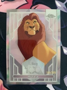 2023 Topps Chrome Disney 100 Mufasa #99 Pink Refractor /399 - Picture 1 of 2