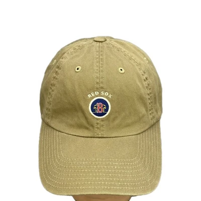 American Needle 波士顿红袜队棒球帽男式均码卡其色棕褐色迈尔斯堡,FL — 第 1/4 张图片