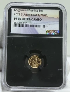 1 /20 oz Proof Gold Krugerrand 2022 South Africa NGC PF70UC From Prestige Set - Picture 1 of 2