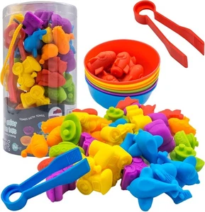 ABCaptain Counting Transport Matching Game with Sorting Cups, Color... - Picture 1 of 6