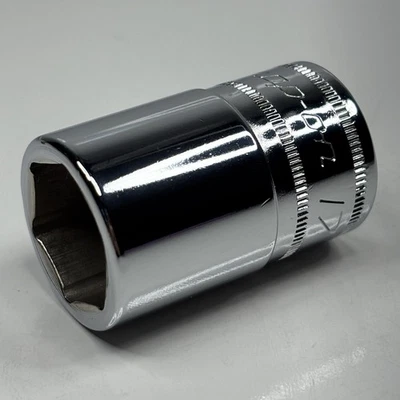 NOS Snap On Tools TWM17 1/2 Dr 6Pt Metric 17mm Flank Dr Shallow Socket USA 1992 - Image 1 of 4