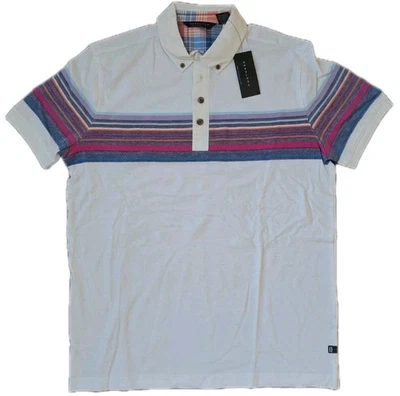 Sean John New Mens Fashion Designer Collard Short Sleeve Shirt Size Medium - Image 1 of 4