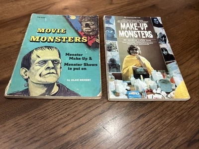 Movie Monsters & Make-Up Ormsby Cox Scholastic 1975 1st Halloween Costume How To Foto 1 de 4