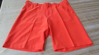 Pantalones Cortos Adidas Hombre Talla 36 Naranja -CINTURA ELÁSTICA - BOLSILLOS - LIMPIOS Foto 1 de 4
