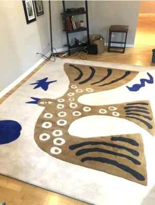 Custom Rug Designer Handmade Hand Tufted  Wool Rug Modern Tufted  Woolen Carpet - Image 1 of 4