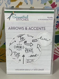 OESD Scissortail Stitches Arrows & Accents CD 51283 21 Designs 63 Files - Picture 1 of 2