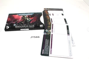 Warhammer Genestealer Cults Index Cards 9th Edition JYS86 - Picture 1 of 1