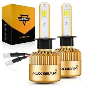 Kit de 2 bombillas de haz alto/bajo LED AUXBEAM H1 blanco brillante 6500K 10000LM - Imagen 1 de 12