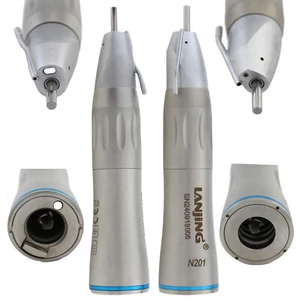 LANJING Dental Surgical Straight Nose Handpiece 1:1 Fiber Optic LED NSK Ti-Max - Picture 1 of 48
