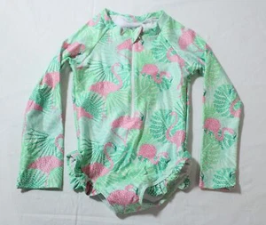 Kenny Flowers Girls The Sunshine State UPF 50+ Rash Guard AC2 Green Size 8 NWT - Picture 1 of 3