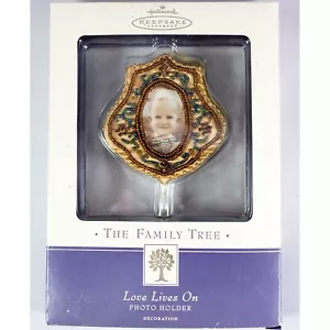 Hallmark KS The Family Tree Love Lives On Photo Holder Ornament 2002 - Picture 1 of 4