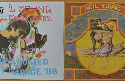 NEIL YOUNG In A Rusted Out Garage '86 2-LP + Homegrown LP Vinyl Sealed - Image 1 of 3