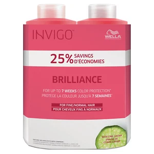 Champú y acondicionador Wella Invigo Brilliance fino/normal 33,8 oz dúo/juego - Imagen 1 de 1
