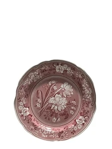 Spode Archive Collection Georgian Series Botanical cranberry dinner 10 inch - Picture 1 of 5