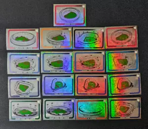 Baseball Stadium Vintage FOIL Lot - Baseball Sticker - Panini 1989 - Lot of 17 - Picture 1 of 8