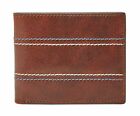 FOSSIL Reese Bifold With Flip ID Brown