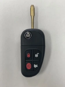 New Aftermarket Jaguar XJ Flip keyless entry remote fob NHVWB1U241 / NHVWB1U243  - Picture 1 of 1
