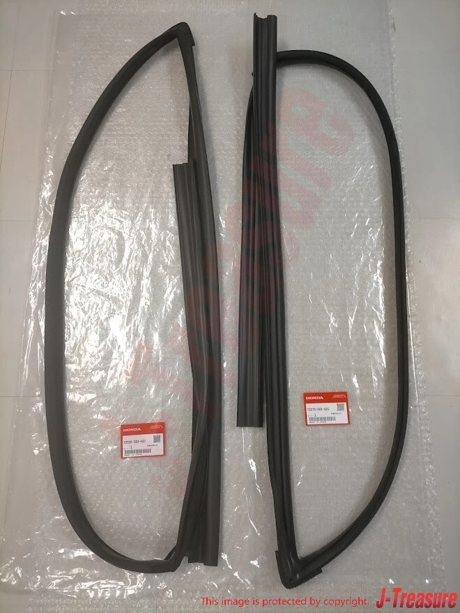 Juego de canal de funcionamiento de puerta delantera genuino HONDA CIVIC EK# 2D 3D 96-00 FABRICANTE DE EQUIPOS ORIGINALES Foto 1 de 4