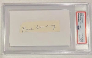 Bill Cowley - Boston Bruins - Signed / Autographed Cut - PSA/DNA - Picture 1 of 1