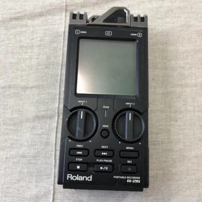 Roland R-26 Portable 6-Channel Digital Recorder Black Good - Image 1 of 4