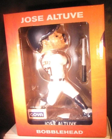 Jose Altuve SGA Houston Astros "Home Run Swing" Bobblehead NEW IN BOX 5/7/2022 Cover