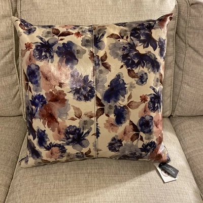 Garuglieri Firenze подушка цветочный натуральной кожи сделано в Италии новый с ярлыками - Изображение 1 из 4