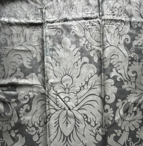 Bassanio Damask Vanilla Bean Italy  Designer  Fabric Remnant 24"x24" - Picture 1 of 4