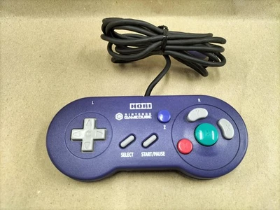HORI HGC-12 Game Cube Digital Controller Pad Game Boy Player Azul Marino Japón Raro Foto 1 de 2