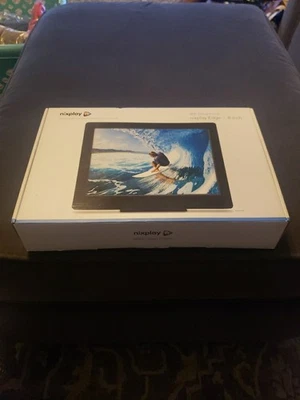 Nixplay W08C 8 inch Wi-fi Cloud Digital Photo Frame with Hi-Res Display - Image 1 of 4